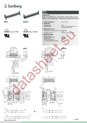 MICS 08 datasheet  